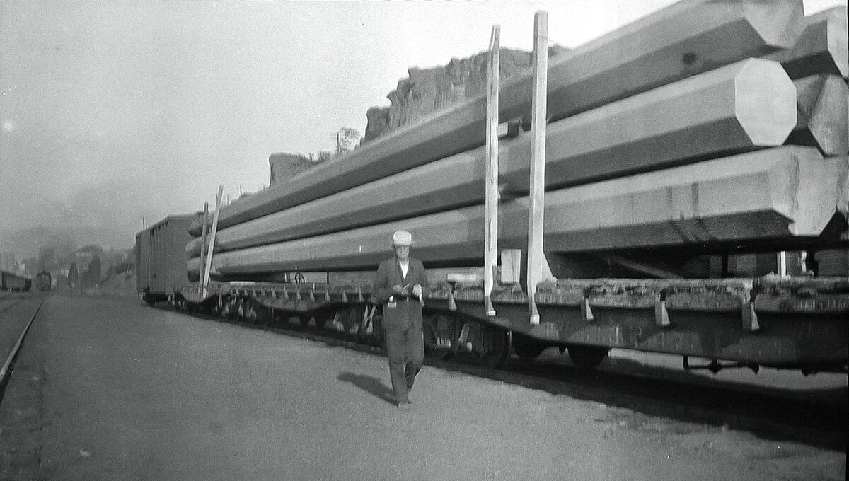 Raill Yard in The Dalles